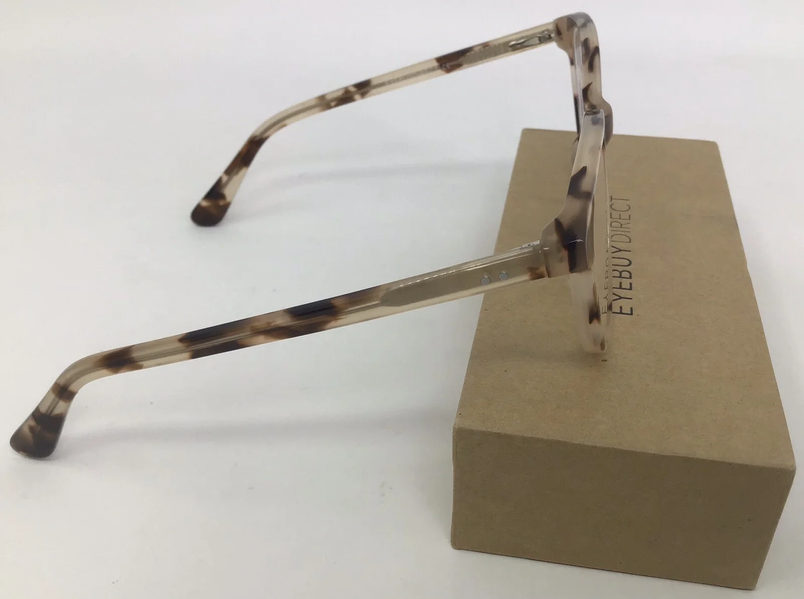 Eyebuydirect Hepburn 54-16-140 C2 Ivory Tortoise Acetate Eyeglasses Frames 3