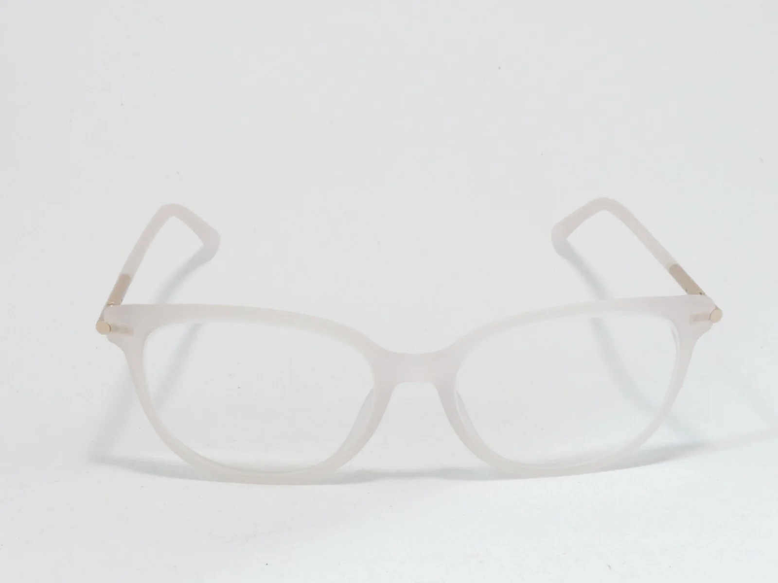 EYEBUYDIRECT JASMINE CAT EYE ACETATE EYEGLASS FRAMES MATTE WHITE 55-17-135 NEW*