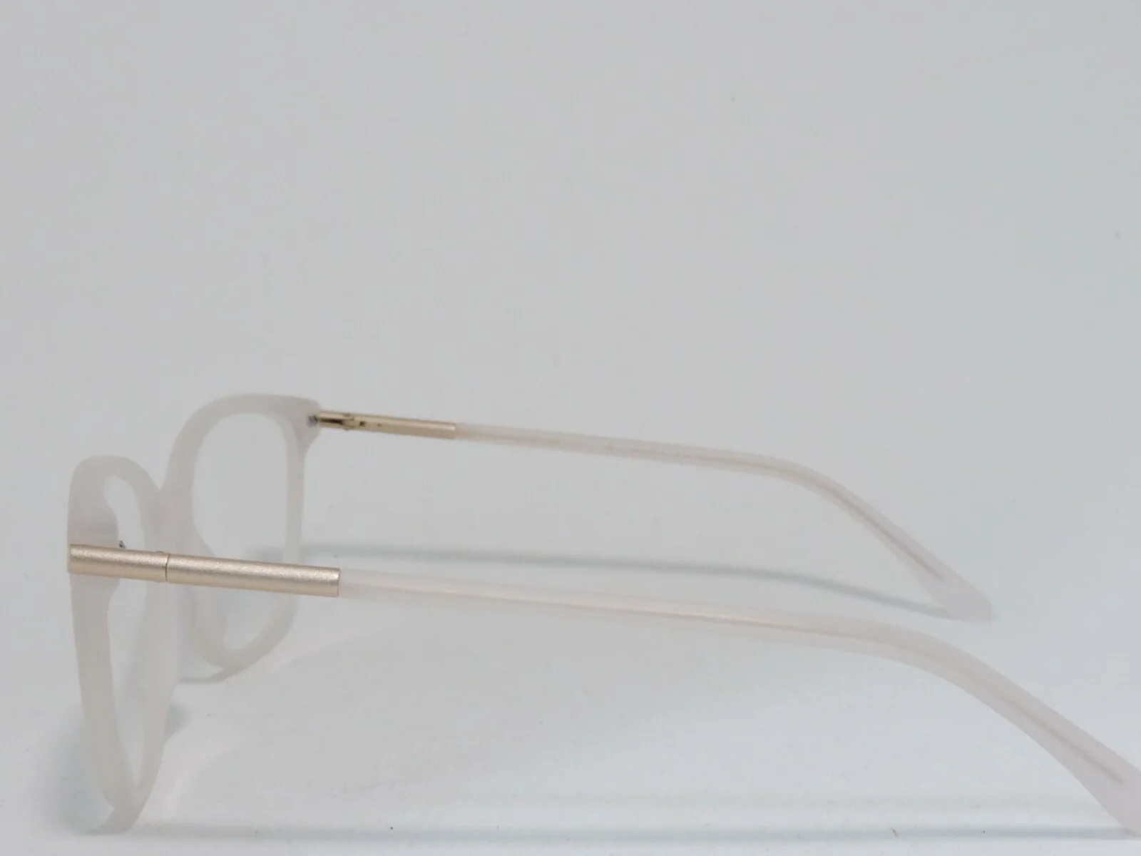 EYEBUYDIRECT JASMINE CAT EYE ACETATE EYEGLASS FRAMES MATTE WHITE 55-17-135 NEW* 3