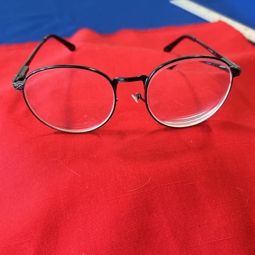 Eyebuydirect Lotus 52-18-137 C1 Round Gunmetal Eyeglasses FRAMES ONLY Pad Miss
