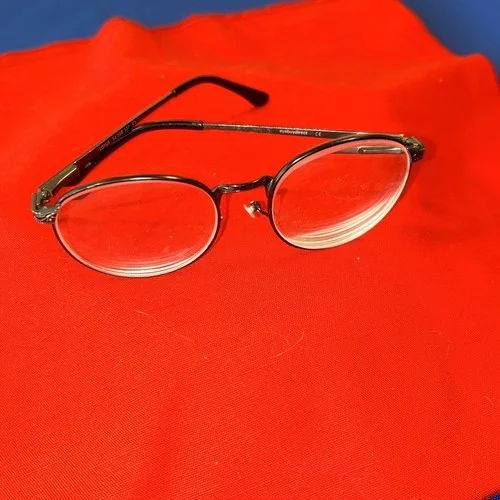 Eyebuydirect Lotus 52-18-137 C1 Round Gunmetal Eyeglasses FRAMES ONLY Pad Miss 3