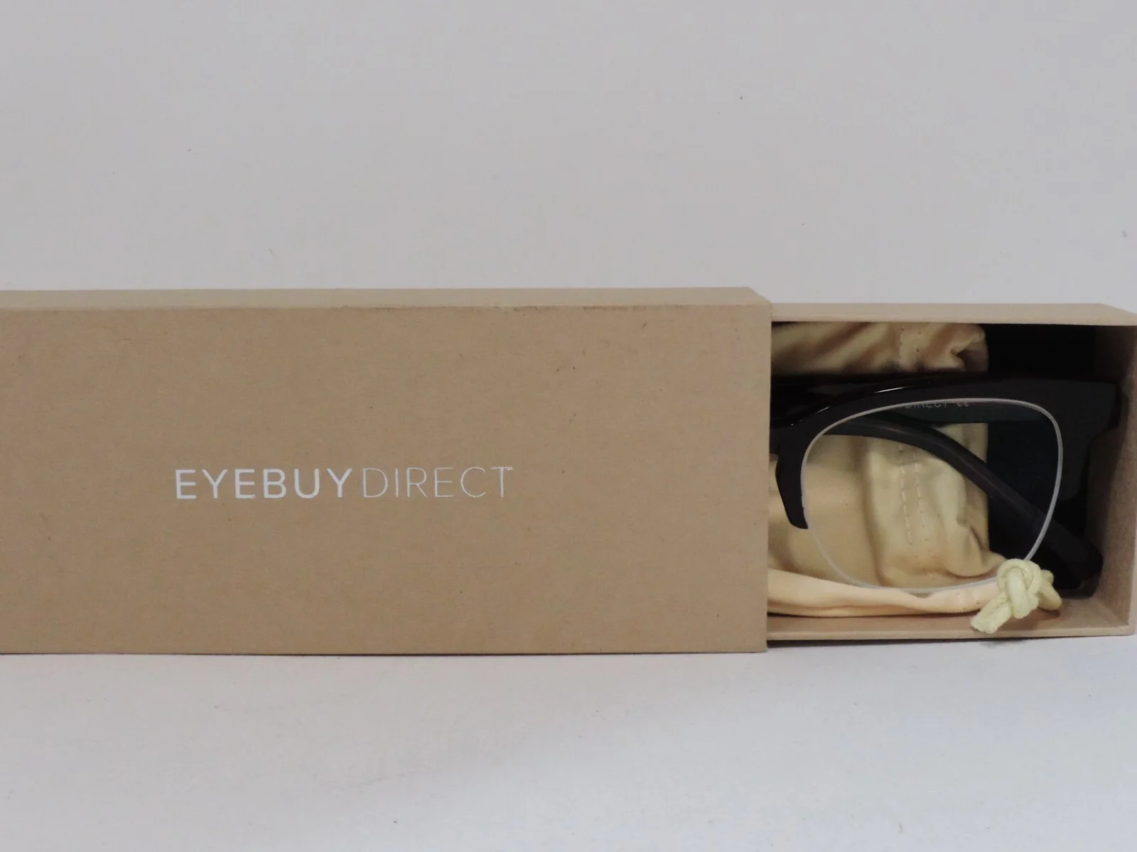 EYEBUYDIRECT LUXE HALF RIM CHUNKY ACETATE EYEGLASS FRAMES TORTOISE 50-19-145 NEW 4