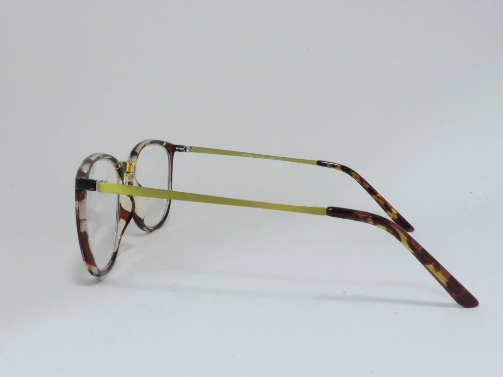 EYEBUYDIRECT NAOMI THIN ROUND PLASTIC EYEGLASS FRAMES TORTOISE 51-17-140 NEW* 3