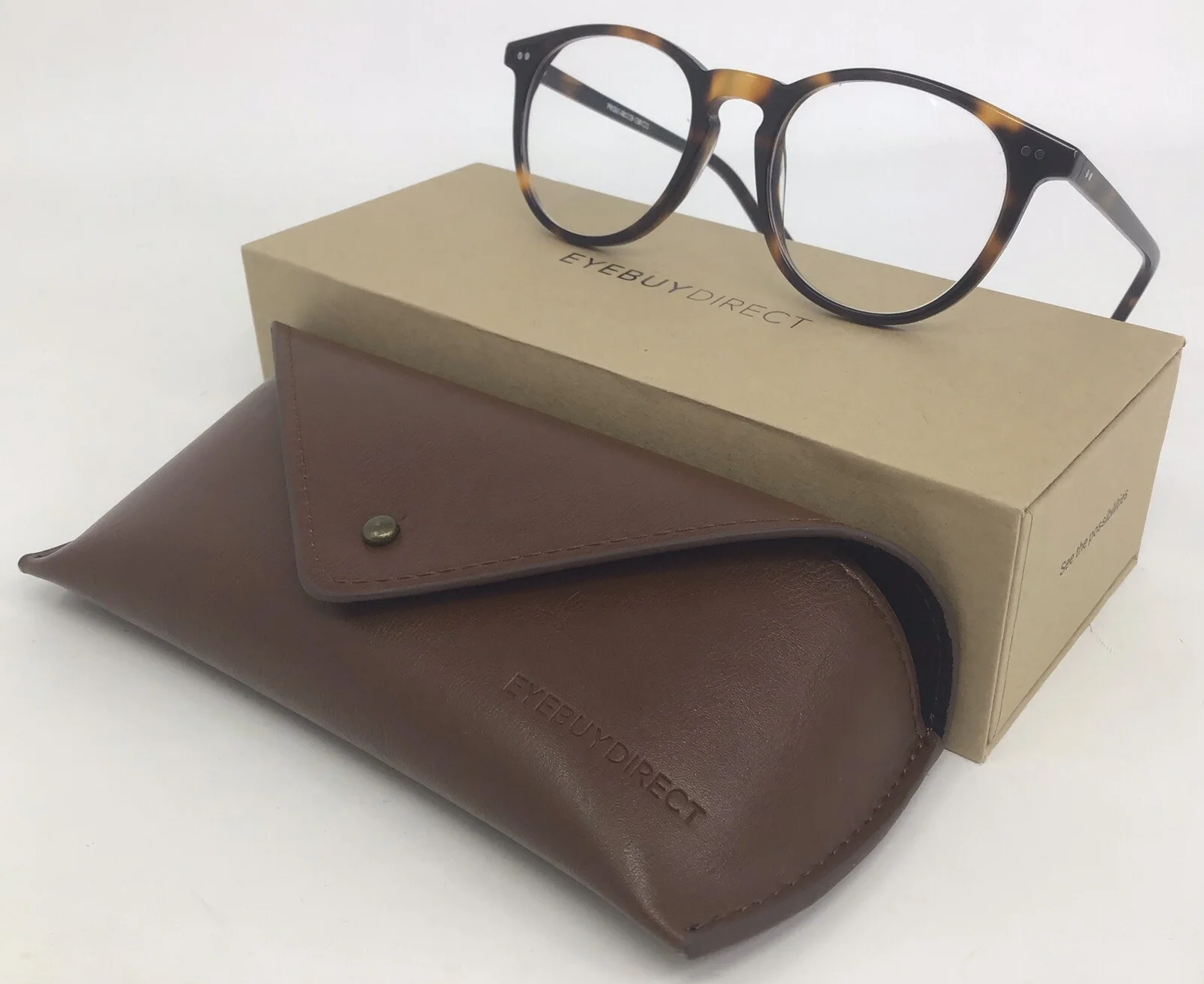 Eyebuydirect Prism 48-19-138 C11 Tortoise Acetate Eyeglasses FRAMES ONLY A112 2