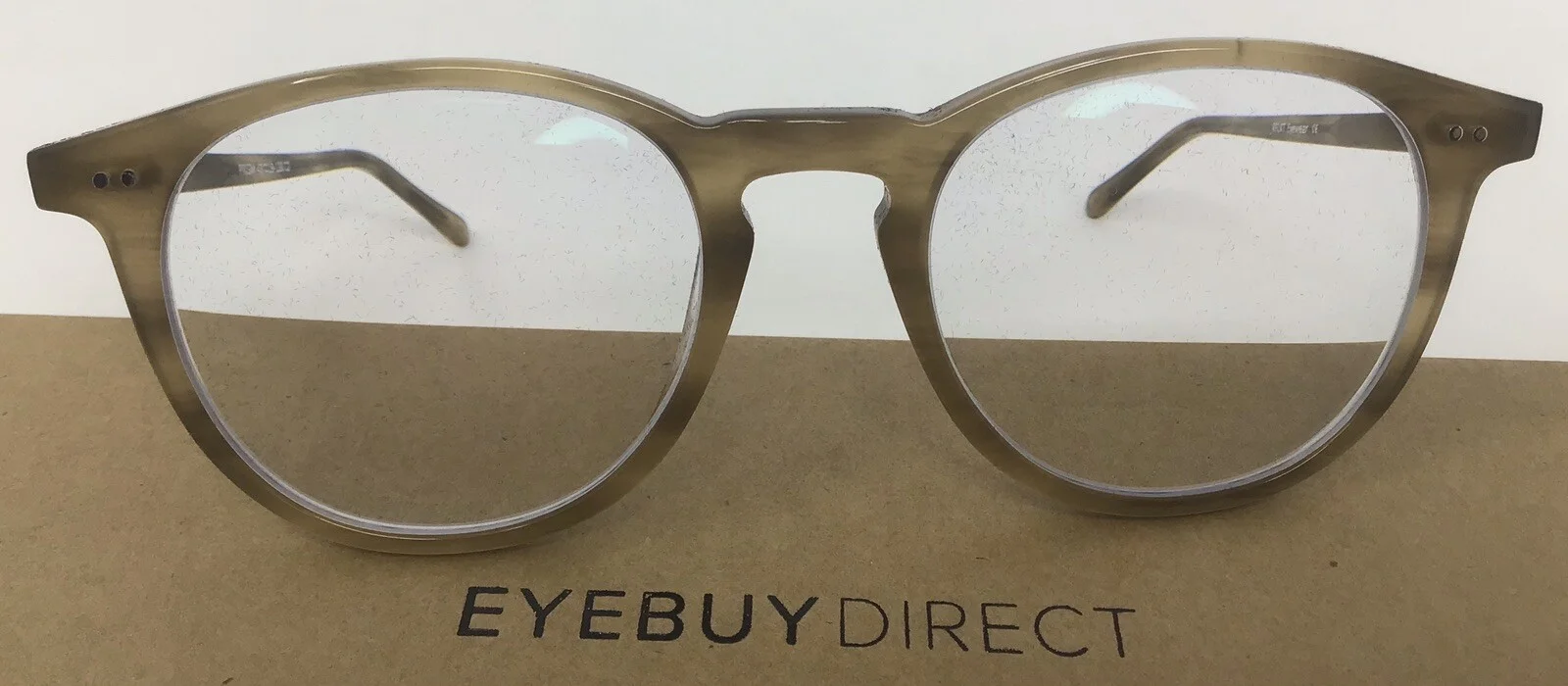 Eyebuydirect Prism 48-19-138 C3 Chestnut Acetate Eyeglasses FRAMES ONLY A108