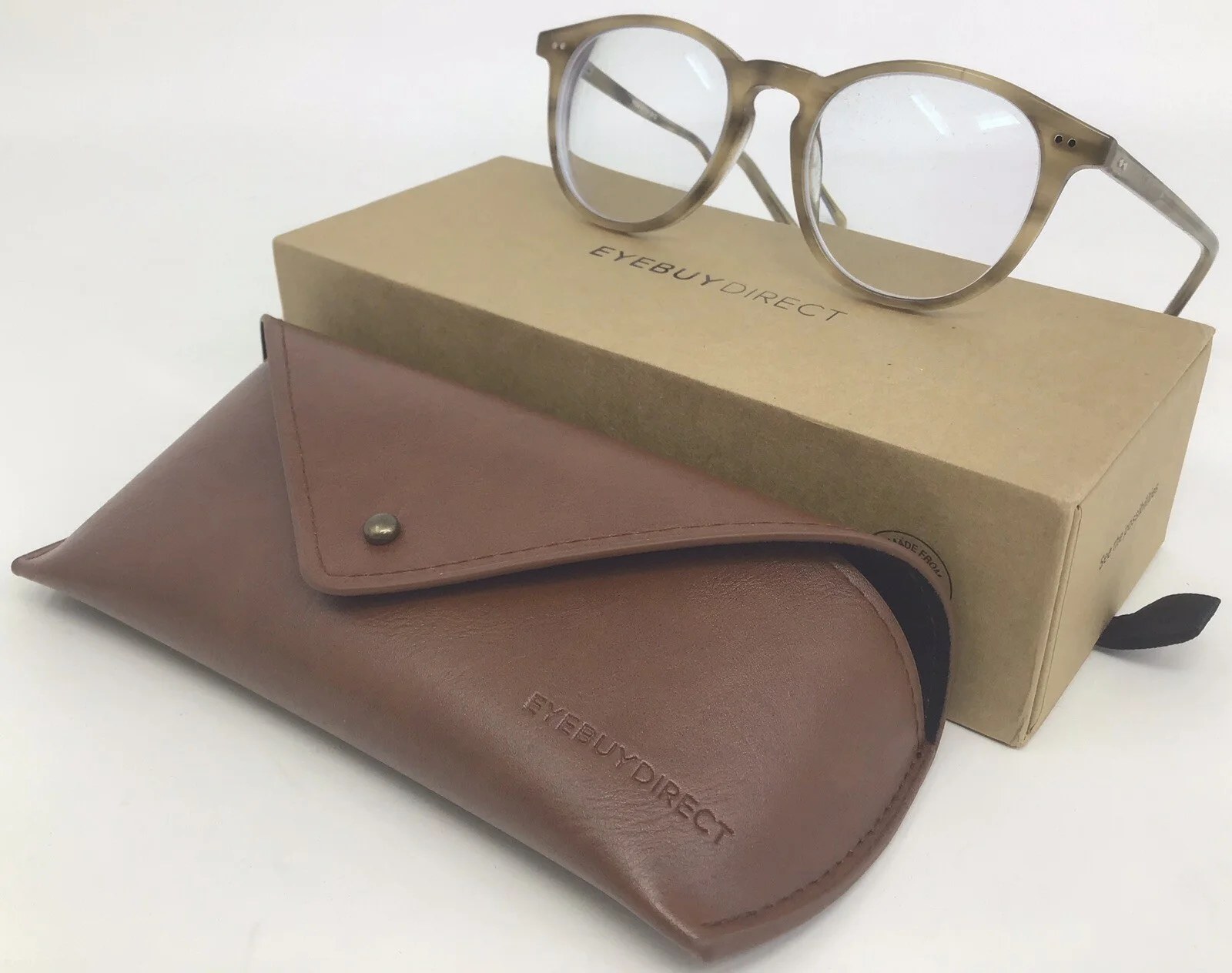 Eyebuydirect Prism 48-19-138 C3 Chestnut Acetate Eyeglasses FRAMES ONLY A108 2