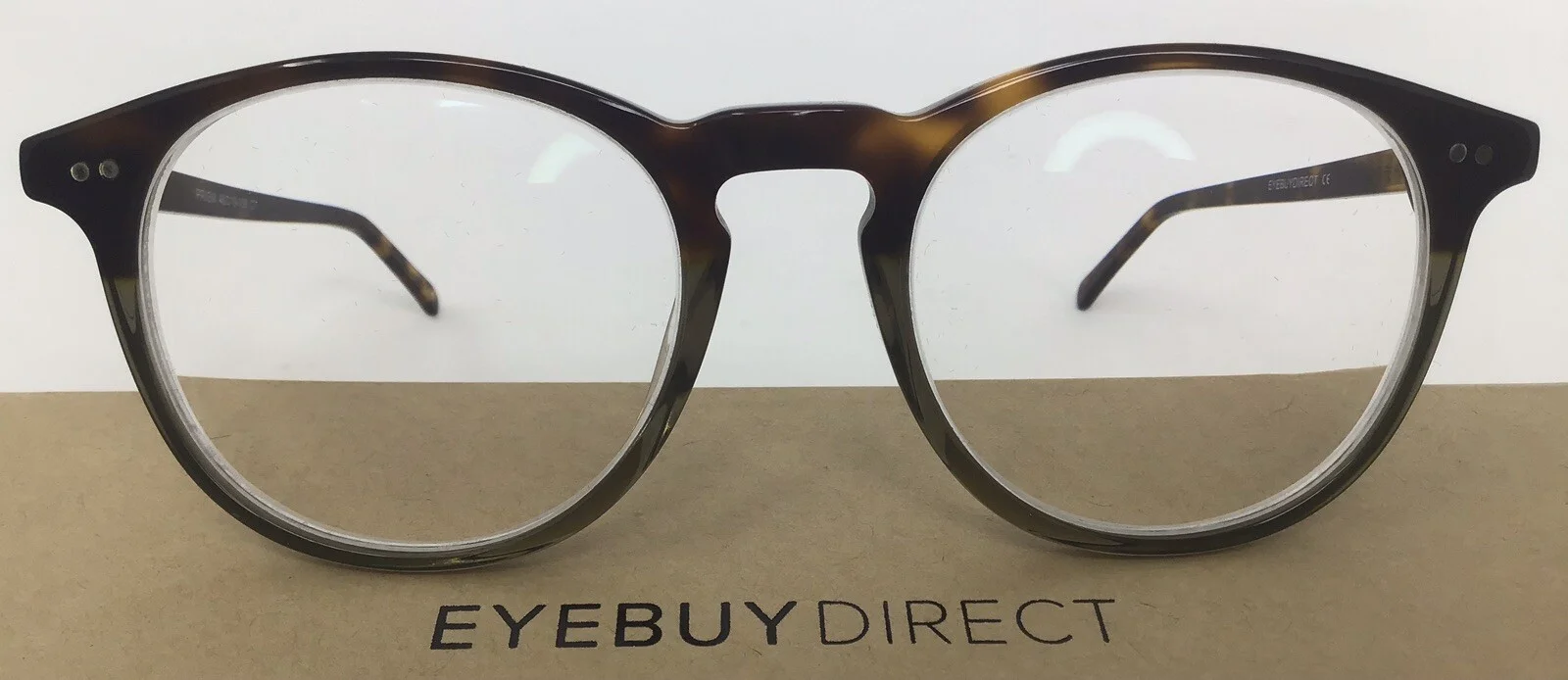 Eyebuydirect Prism 48-19-138 C7 Cafe Glace Acetate Eyeglasses FRAMES ONLY A110
