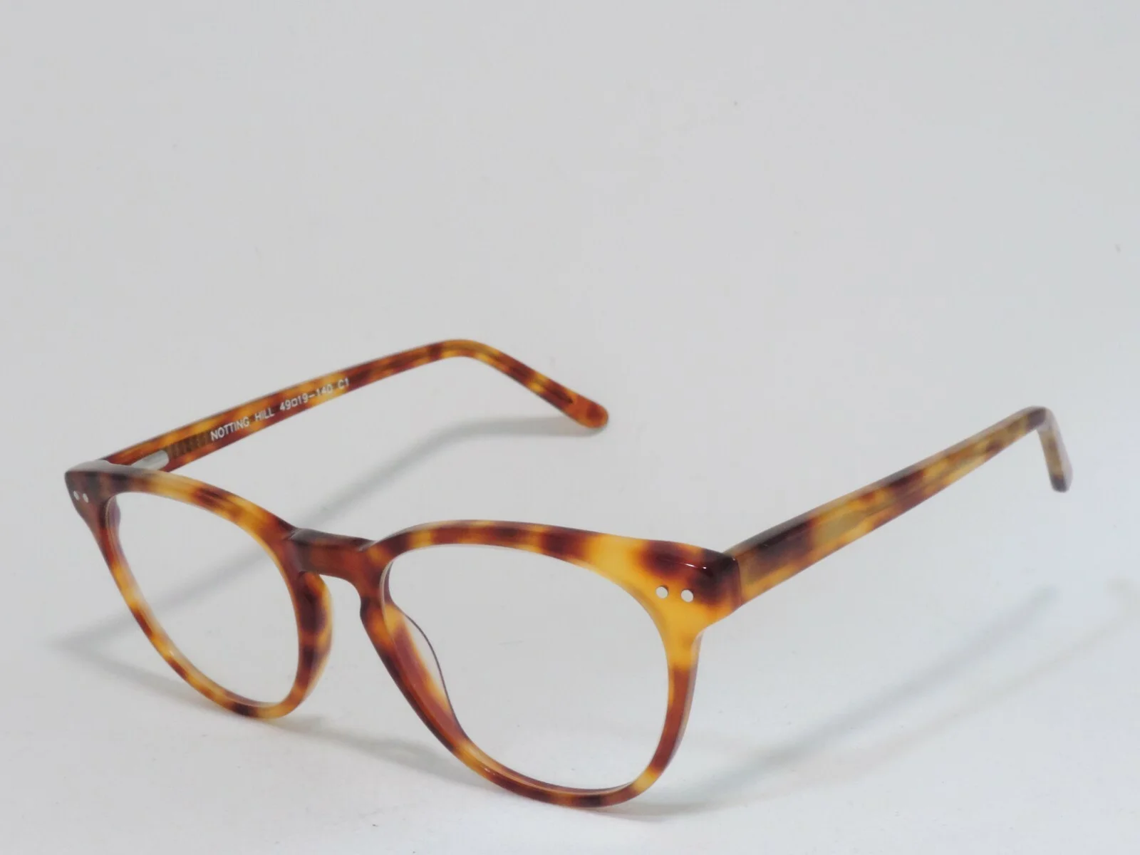 EYEBUYDIRECT RFLKT NOTTING HILL ACETATE EYEGLASS FRAMES IVORY TORTOISE 49-19-140 2