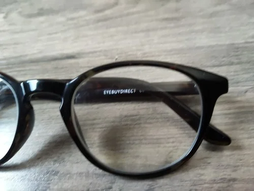 EYEBUYDIRECT SEA BREEZE ROUND FLEXIBLE EYEGLASS FRAMES TORTOISE 48-19 140 2