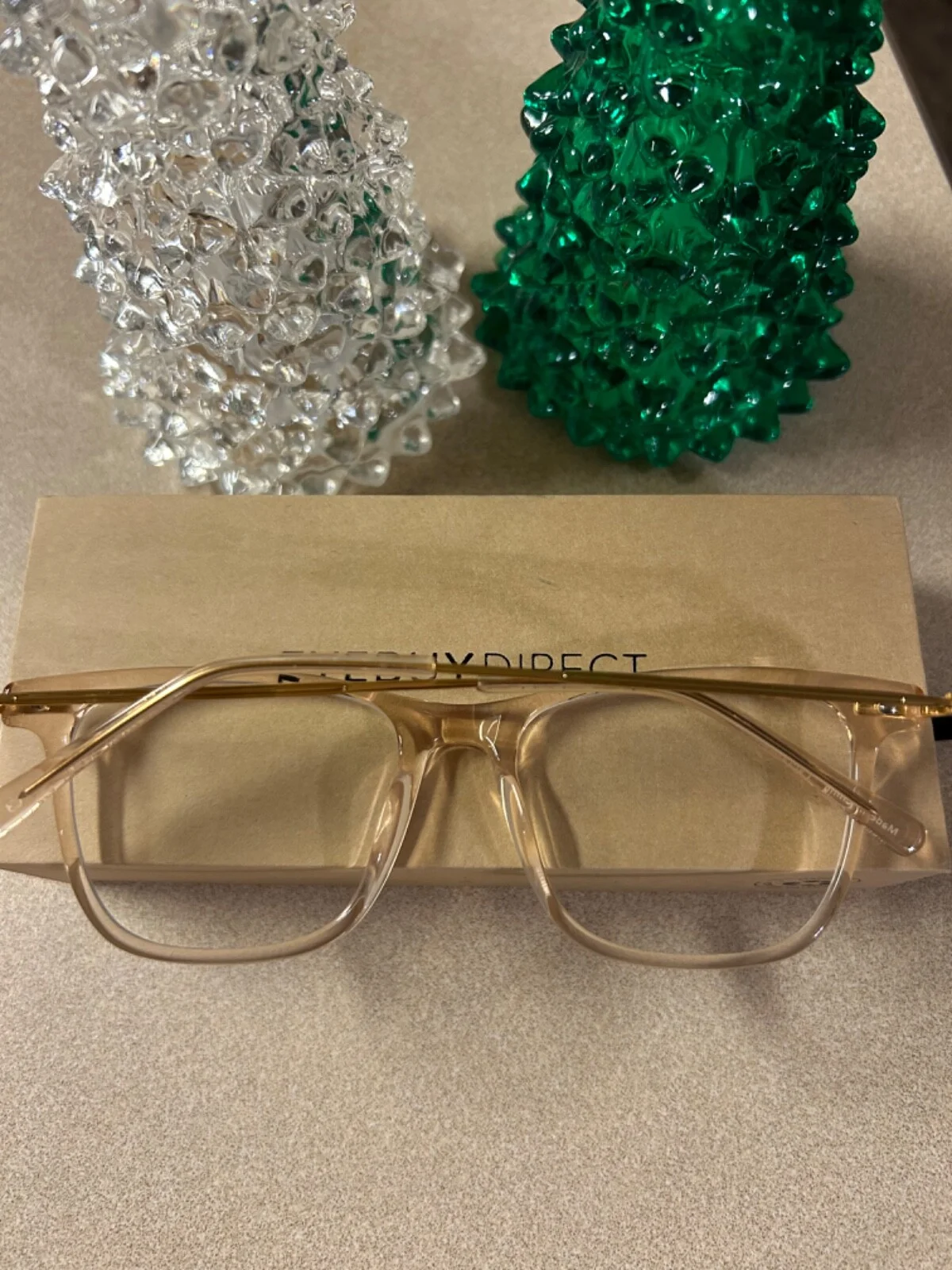 Eyebuydirect Sebastian 52-17-145 C3 Rose Gold Acetate Eyeglasses FRAMES eyewear 3