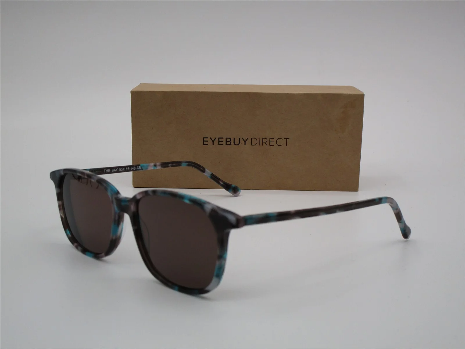 Eyebuydirect The Bay Green Tortoise 53-16-140 Eyeglasses FRAMES ONLY