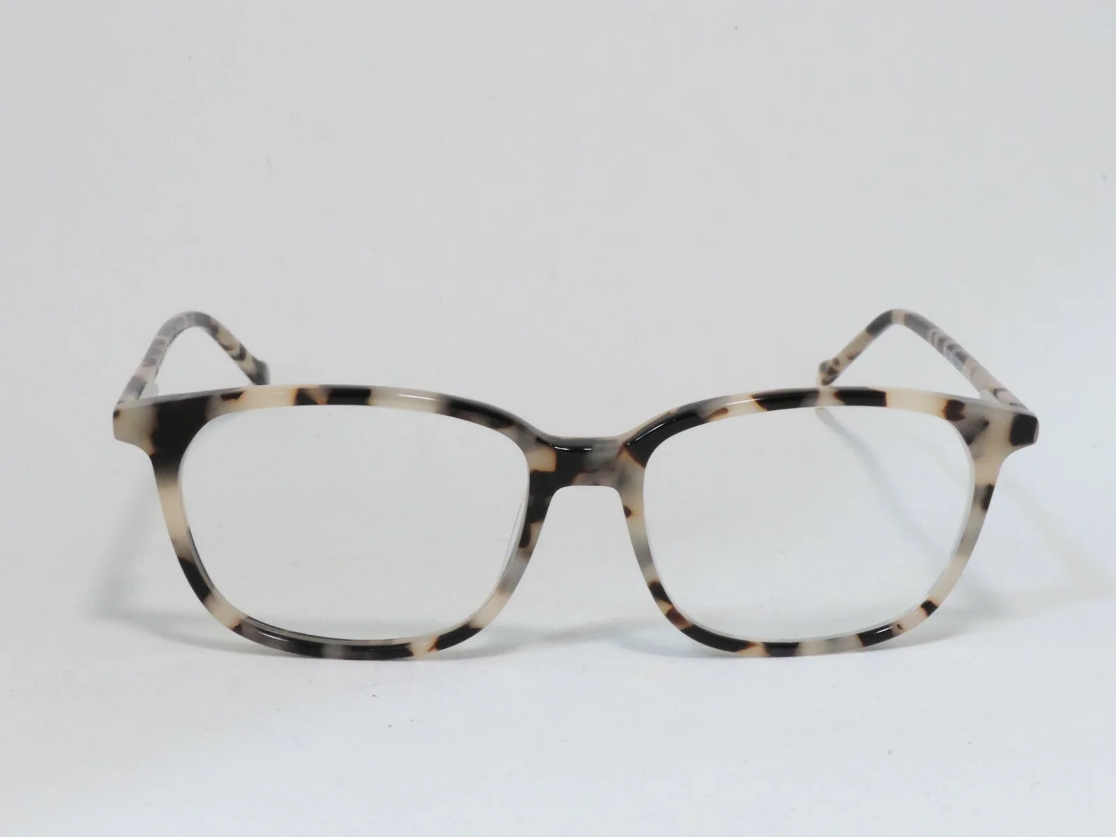 EYEBUYDIRECT THE BAY RECTANGLE ACETATE EYEGLASS FRAMES IVORY TORTOISE 53-16-140