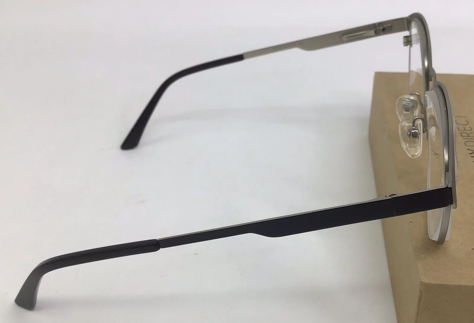 Eyebuydirect Toledo 49-18-145 C2 Oval Black Metal Eyeglasses FRAMES ONLY H8 3
