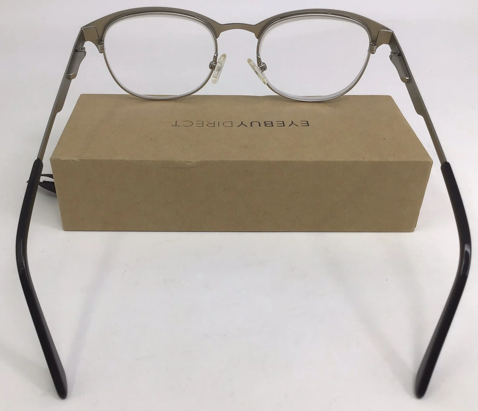 Eyebuydirect Toledo 49-18-145 C2 Oval Black Metal Eyeglasses FRAMES ONLY H8 4