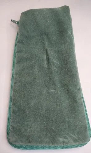 Eyeglass Case Hand Stitched from a Completed Stitch and Zip Garden Cat 2