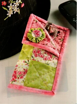 Eyeglass Case Quilt Pattern Pieced CM