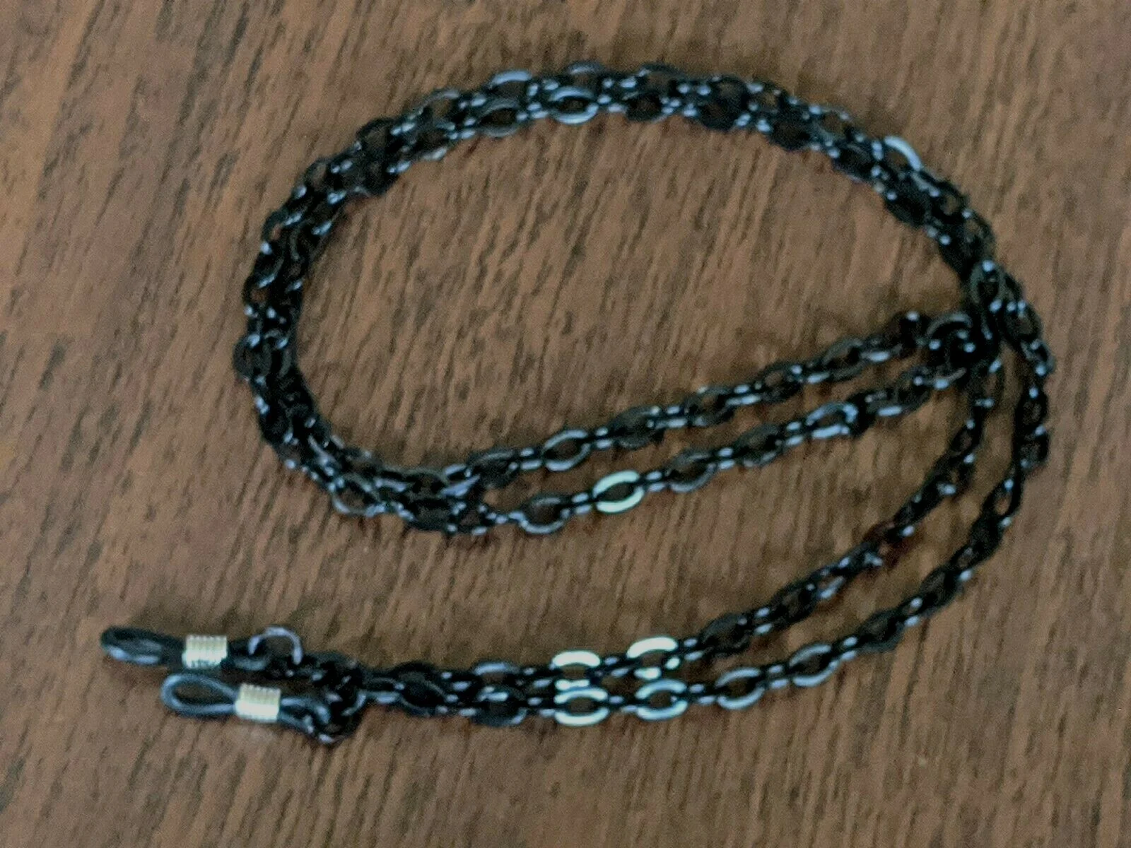 EYEGLASS CHAIN, BLACK LIGHT WEIGHT 26 3