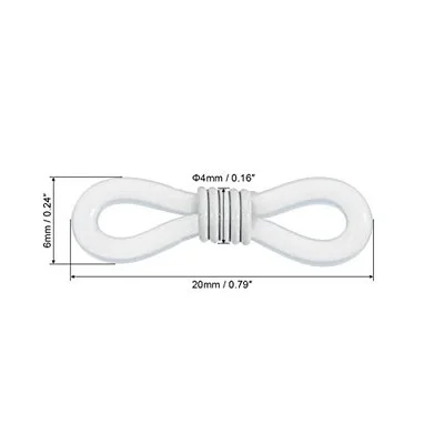 Eyeglass Chain Connector, Adjustable Anti Slip Silicone Rubber Strap Holder 3