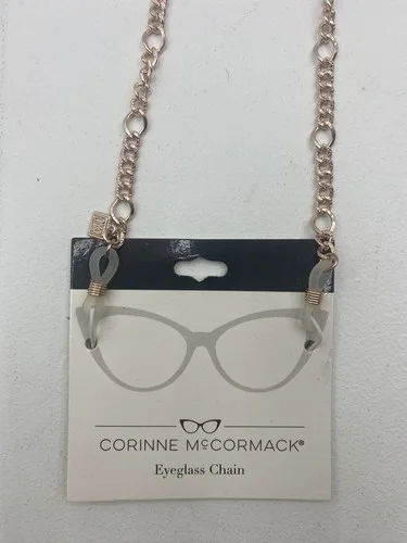 Eyeglass Chain Corinne McCormick Rose Gold Tone 3