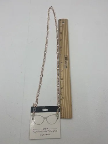 Eyeglass Chain Corinne McCormick Rose Gold Tone 4