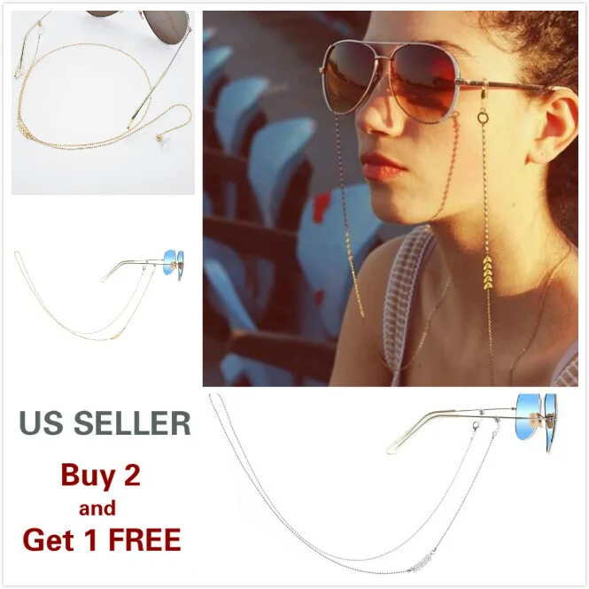 Eyeglass Chain Sunglasses Arrow Glasses Chain Holder Eyewear Rope Necklace F