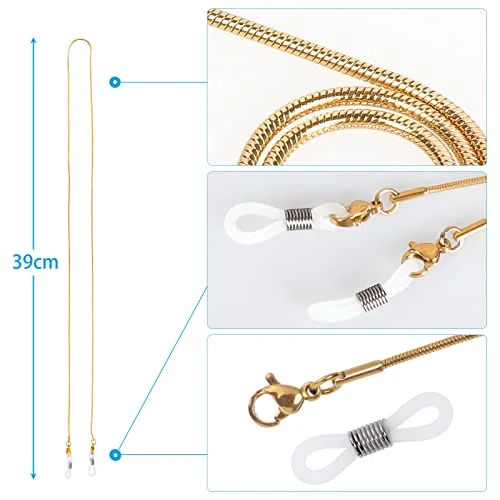 Eyeglass Chain Sunglasses Glasses Face Mask Holder Necklace Lanyard Eyewear Rope 2