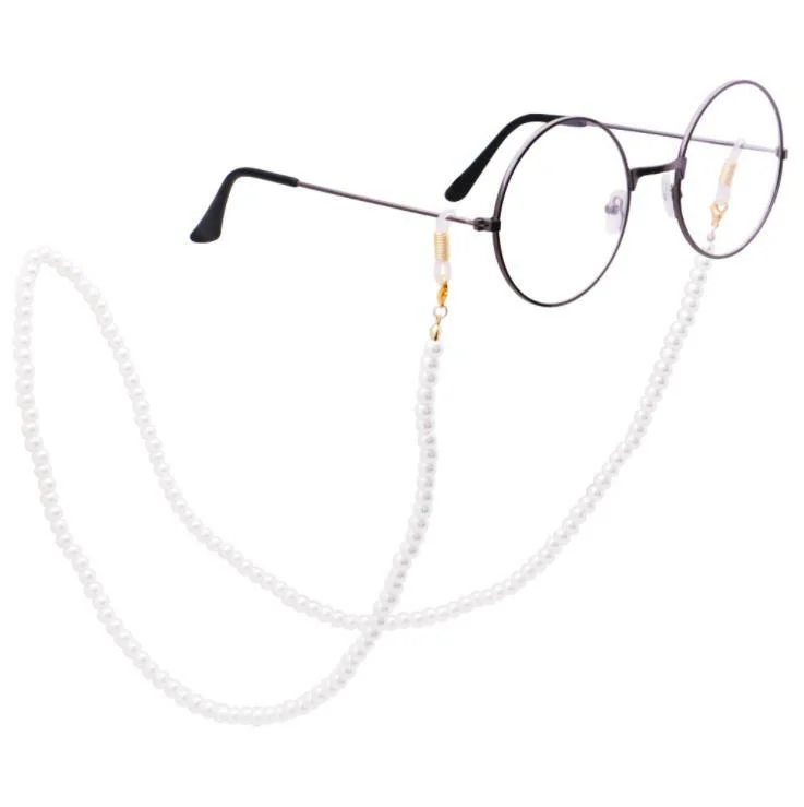 Eyeglass Chain Sunglasses Pearl Glasses Chain Holder Eyewear Rope Necklace I 2