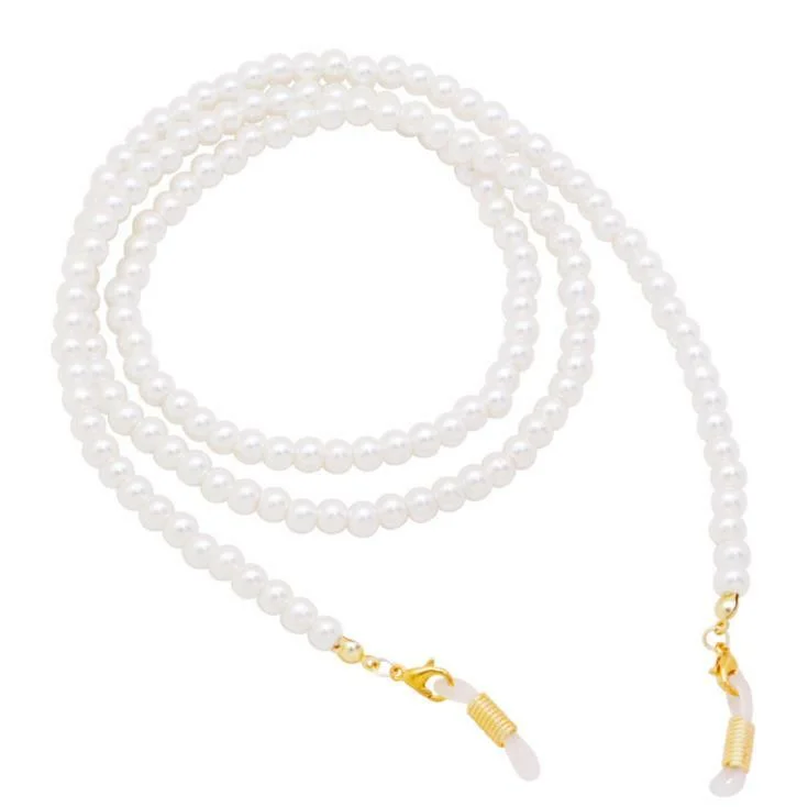 Eyeglass Chain Sunglasses Pearl Glasses Chain Holder Eyewear Rope Necklace I 3