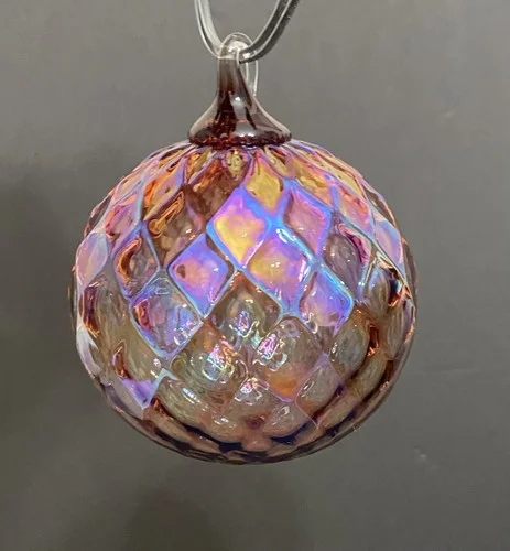 Eyeglass Classic Iridescent Christmas Ornament