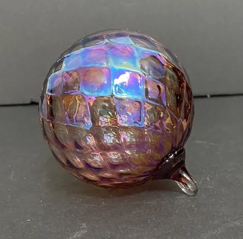 Eyeglass Classic Iridescent Christmas Ornament 2