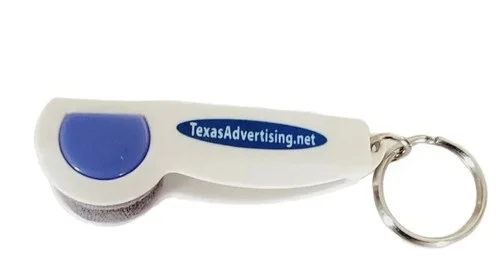 Eyeglass Cleaner Texas Advertising Keychain Vintage Marketing Merchandise Logo 3