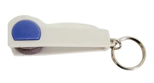 Eyeglass Cleaner Texas Advertising Keychain Vintage Marketing Merchandise Logo 4
