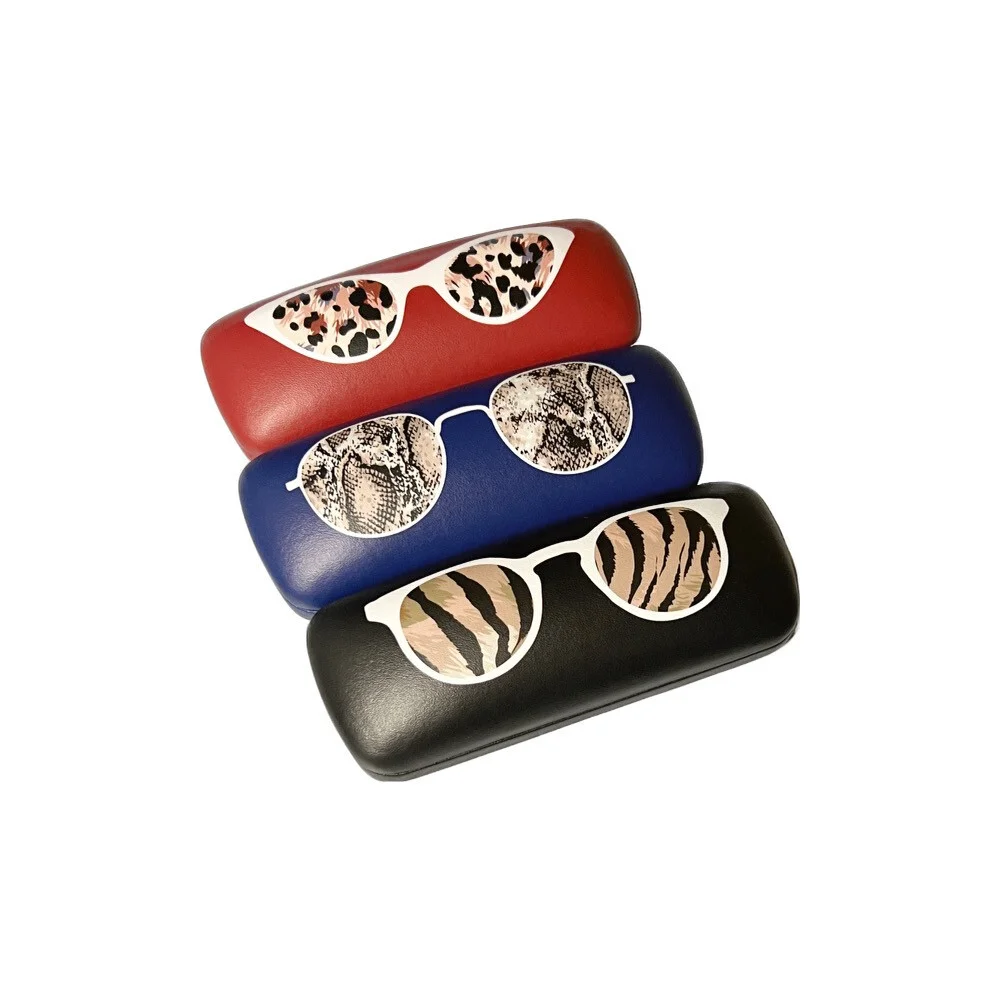 EyeGlass Design Eye Glass case for prescription glasses - Black/White