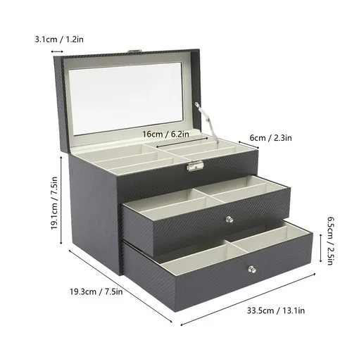 Eyeglass Display Organizer Glasses Display Box Sunglasses Storage Cases Customs 2
