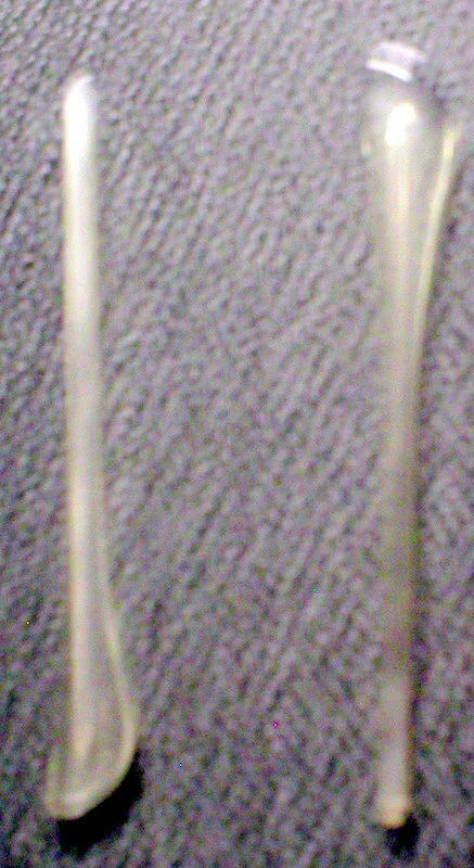 EYEGLASS FINE WIRE FRAME REPLACEMENT CLEAR TEMPLE TIP EAR COVERS 2