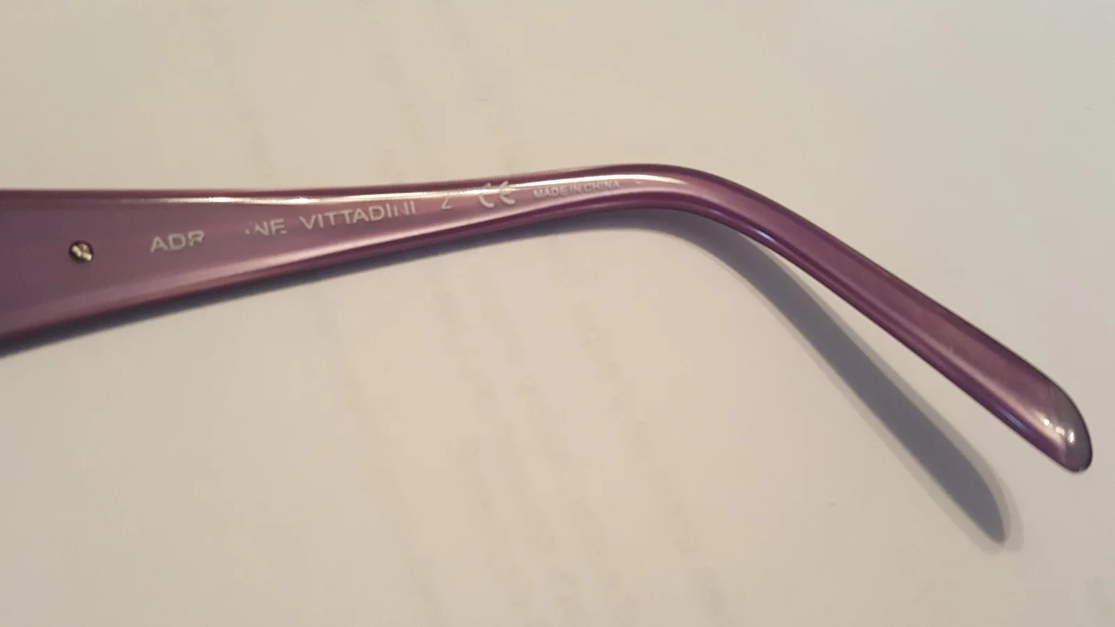 Eyeglass Frames Adrienne Vittadini AV50508 Purple w/Case China Designer Glasses 3