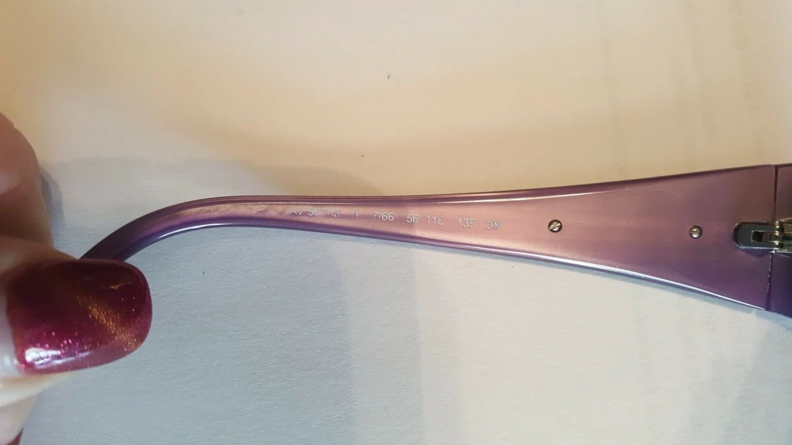Eyeglass Frames Adrienne Vittadini AV50508 Purple w/Case China Designer Glasses 4