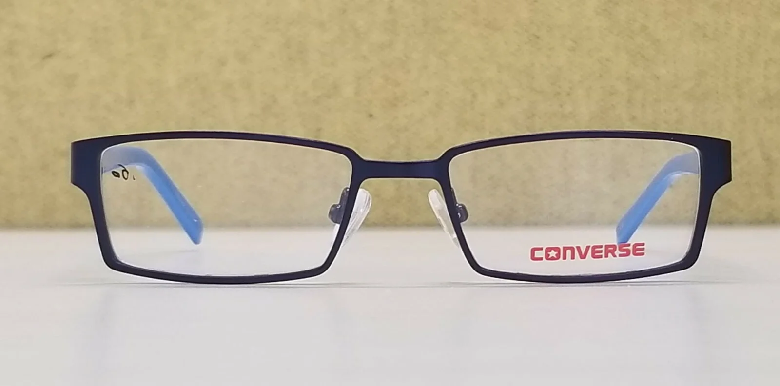 EYEGLASS FRAMES CONVERSE K010 NAVY/ROYAL BLUE BOYS FRIENDLY RECTANGLE 47-16-125 2