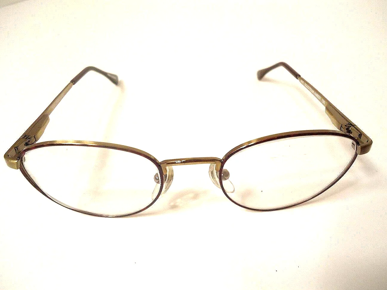 Eyeglass Frames SM Oakland Antique Gold Demi Amber 48 Lot 55 Vintage Retro NOS