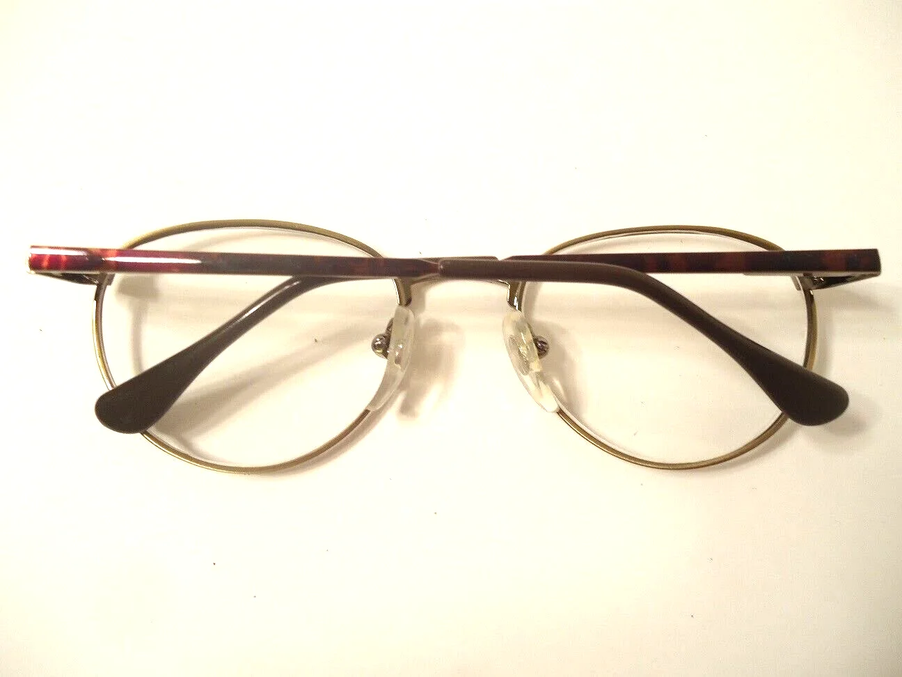 Eyeglass Frames SM Oakland Antique Gold Demi Amber 48 Lot 55 Vintage Retro NOS 3