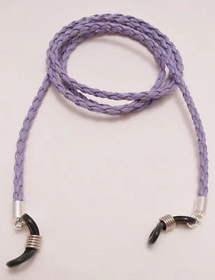 Eyeglass Holder Braided leather 3mm Leather Cord Eyeglass Holder Unisex 2