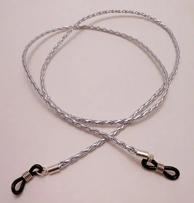 Eyeglass Holder Braided leather 3mm Leather Cord Eyeglass Holder Unisex 3