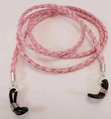 Eyeglass Holder Braided leather 3mm Leather Cord Eyeglass Holder Unisex 4