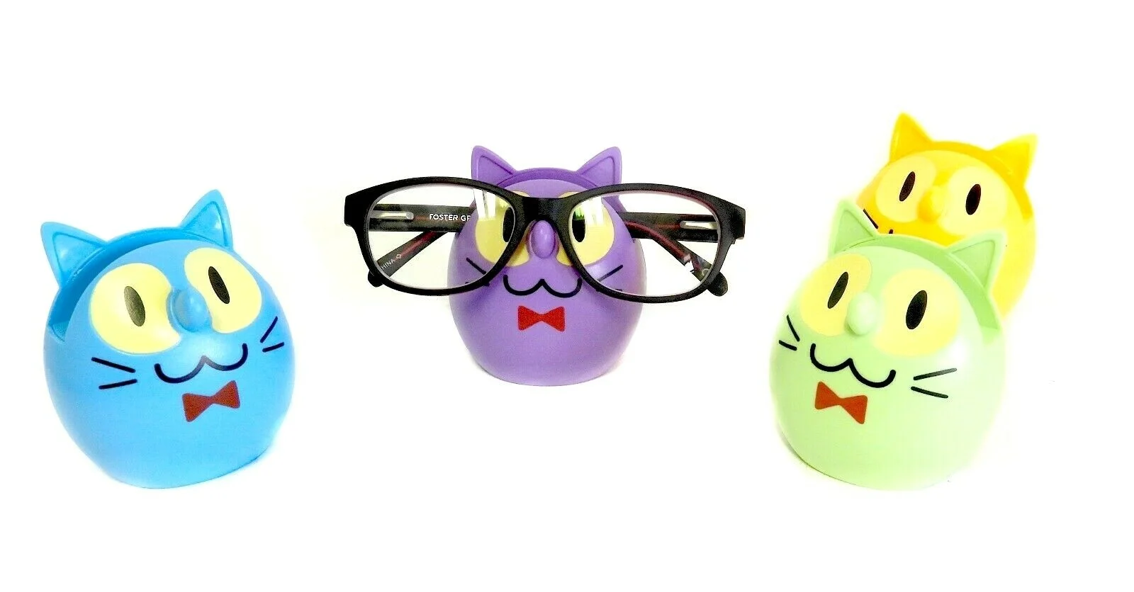 Eyeglass Holder Glasses Sunglasses Stand Display Rack Smartphone Holder Cat
