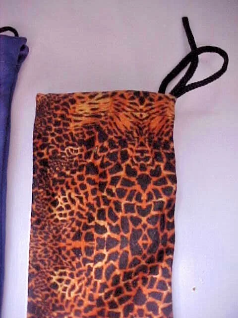 Eyeglass Holders Lot of 3 Drawstring Bags 2 and 1 Floral Print for Readers Used 2