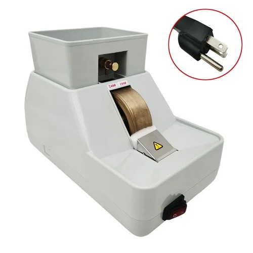 Eyeglass Lens Edger 110V Water Injection Lens Grinder Double Wheel Polisher New 1