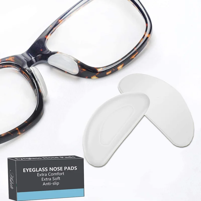 Eyeglass Nose Pads, Adhesive Anti-Slip Nose Pads, Soft Silicone Nose Pad Cushion