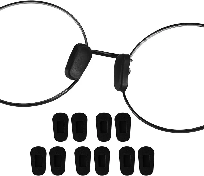 Eyeglass Nose Pads Covers Slip-On Silicone Soft for Glasses Repair Kit 5 Pairs 2