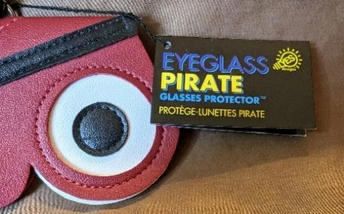 Eyeglass Pirate Glasses Protector Case Cover w/Strap Sunglasses Soft CUTE NWT 2