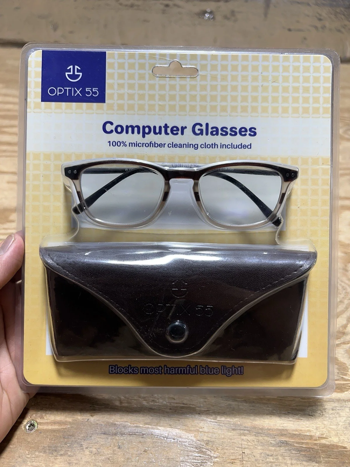 Eyeglass Pouch with Belt Clip, Protective Glasses Holder, PVC Slip-in Eyewear Sl 3